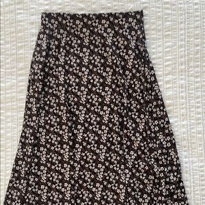 Pact -Organic Cotton Midi A-Line Skirt